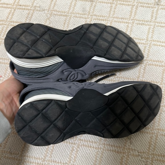 CHANEL Interlocking CC Sock Sneakers Trainers - Picture 6 of 11